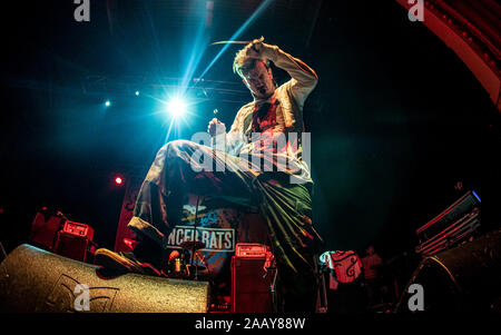 Cancer Bats performing at the O2 Academy, Bournemouth. Credit: Charlie Raven/Alamy Stock Photo