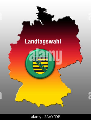 State elections, Saxony, Germany, Europe Stock Photo