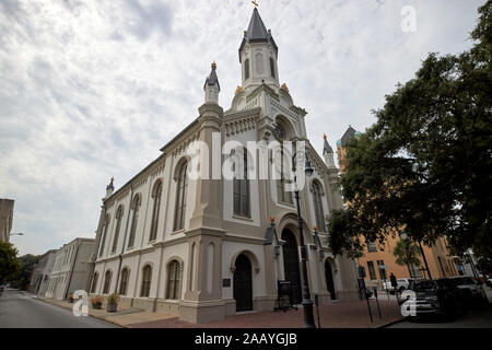 Lutheran Church of the Ascension bull street savannah georgia usa Stock Photo