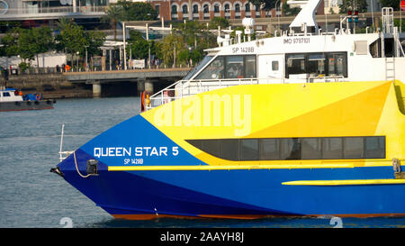 Ferry in Singapore Cruise Centre Stock Photo