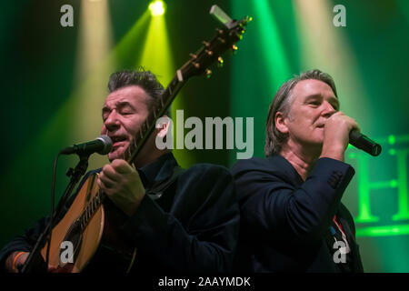 China Crisis performing on stage during a live concert Stock Photo