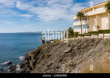 Spanish new property next to mediterranean sea, Costa del sol, andalucia, Spain. Stock Photo