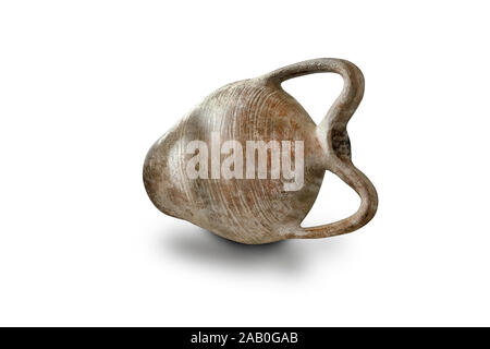 Ancient medieval amphora (vessel). 12th-13th century. Northern black see coast. Amphorae were used for the storage of various products, both liquid an Stock Photo