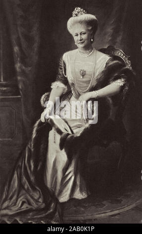 Augusta Victoria of Schleswig-Holstein  (Auguste Viktoria Friederike Luise Feodora Jenny; 1858 – 1921) was the last German empress and queen of Prussi Stock Photo