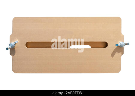 Metal construction for fixing the phone screen at the time of repair of its parts. Stock Photo