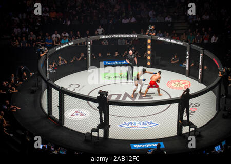 One championship conquest of champions , mixed martial arts show in Manila the Philippines Stock Photo