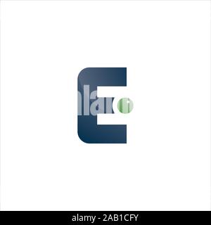 Initial letter ei or ie logo vector design templates Stock Vector