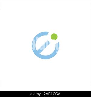Initial letter ei or ie logo vector design templates Stock Vector
