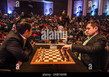 Kolkata: Tata Steel Chess India Rapid and Blitz 2019 – Anish Giri Vs Ding  Liren #Gallery