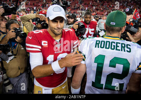 Santa Clara, CA, USA. 24th Nov, 2019. during a game at Levi's Stadium on Sunday, November 24, 2019 in Santa Clara. Credit: Paul Kitagaki Jr./ZUMA Wire/Alamy Live News Stock Photo