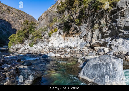 Kings River plunging through Kings Canyon in Giant Sequoia National Monument, Sequoia National Forest, California, USA Stock Photo