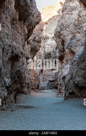 Impression of Sesriem Canyon, in the Hardap region of Namibia, during sunset. Stock Photo