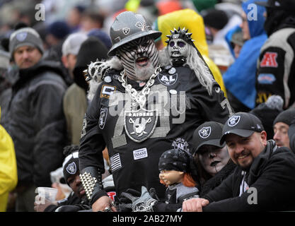 East Rutherford, United States. 24th Nov, 2019. Oakland Raiders