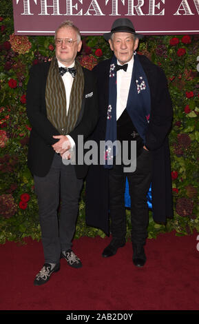 Sean Mathias Sean Mathias and Sir Ian McKellen attends the 65th Evening Standard ...