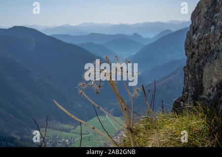 The imposing silhouette of "Mount Wendelstein" can be seen from a long ...