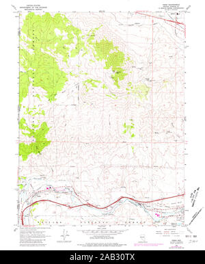 Verdi, Nevada, map 1967, 1:24000, United States of America by Timeless ...