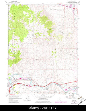 Verdi, Nevada, map 1967, 1:24000, United States of America by Timeless ...