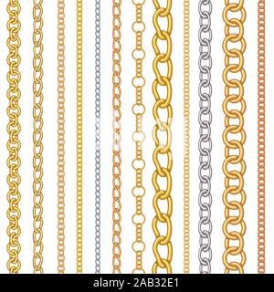 Seamless pattern golden and silver 