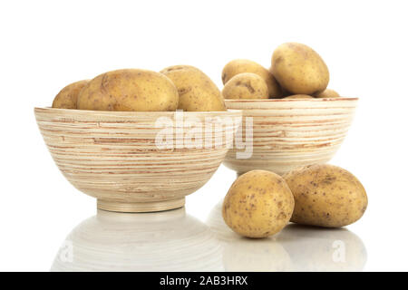 Schalen mit Kartoffeln Stock Photo