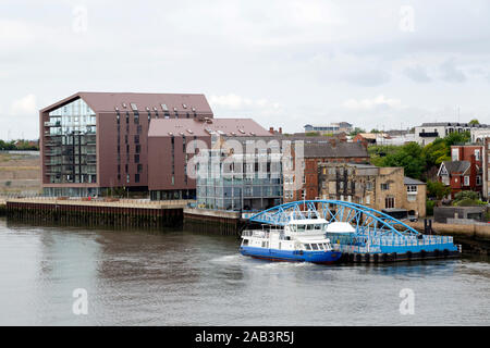 The ferry terminal at North Shields, England. The Tyne Ferry runs between North and South Shields. Stock Photo