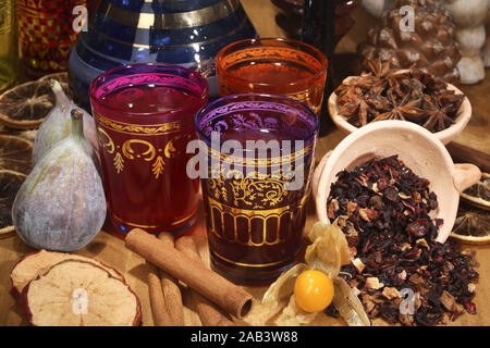 Orientalischer Gewuerztee Stock Photo