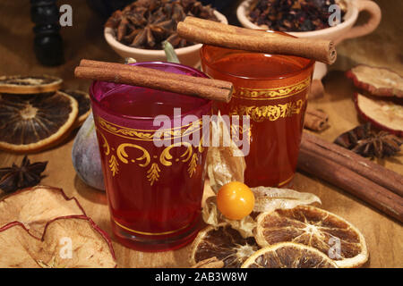 Orientalischer Gewuerztee Stock Photo