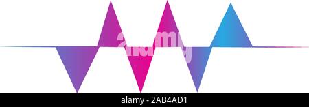 Sharp Audio Spectrum, Wave Music, Sound Equalizer Vector Stock Vector