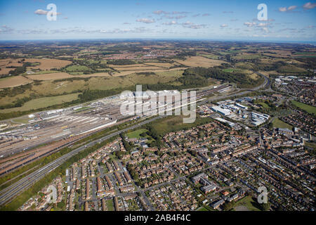 EuroTunnel Folkestone Station Stock Photo