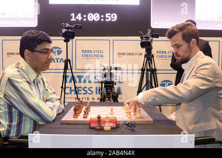 Kolkata: Tata Steel Chess India Rapid and Blitz 2019 – Anish Giri Vs Ding  Liren #Gallery