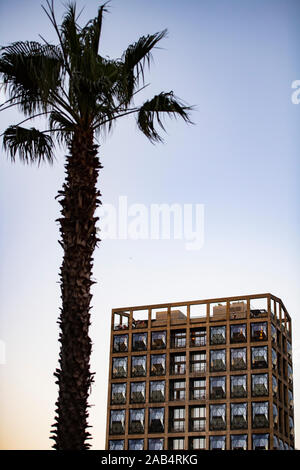 Waterfront near harbour with restaurants and shops. Capetown, South Africa. Stock Photo