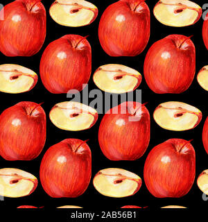 Red Apple Isolated Stock Illustration - Download Image Now - Apple