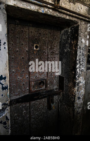 Cell doors to prison cells in Theresienstadt Malá pevnost small ...