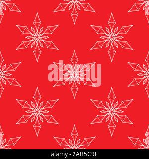 Snowflake Crystal Texture Stock Vector