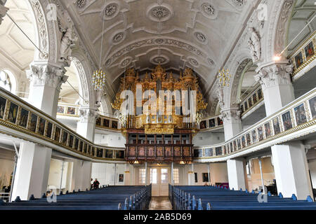 Orgel, Stadtkirche St. Marien, Marktplatz, Celle, Niedersachsen, Deutschland Stock Photo