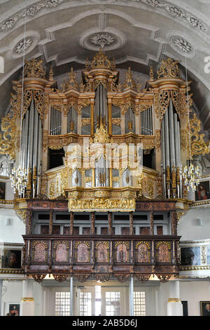 Orgel, Stadtkirche St. Marien, Marktplatz, Celle, Niedersachsen, Deutschland Stock Photo