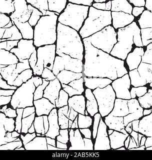Seamless grunge,cracked vector pattern,brush background,watercolor,ink Stock Vector