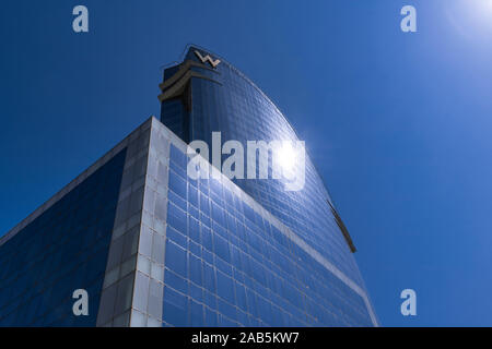 BARCELONA, SPAIN - AUGUST 24, 2019: Buildings and architecture on the streets of the City. Stock Photo