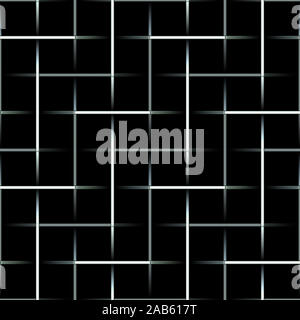 An illustration of a nice seamless metal weave texture Stock Photo