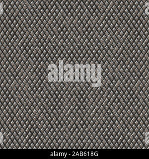 An illustration of a nice seamless metal weave texture Stock Photo