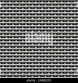 An illustration of a nice seamless metal weave texture Stock Photo