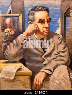 Giorgio De Chirico Portrait Of Dr Albert C Barnes The Barnes