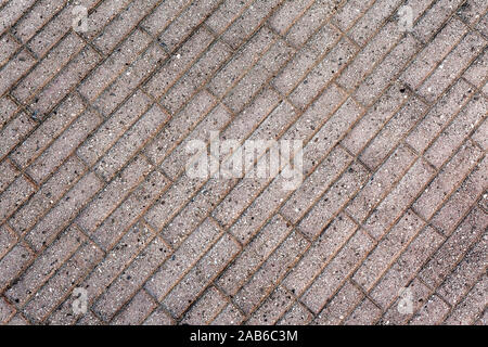 Brick paving background made from interblocking concrete bricks Stock Photo
