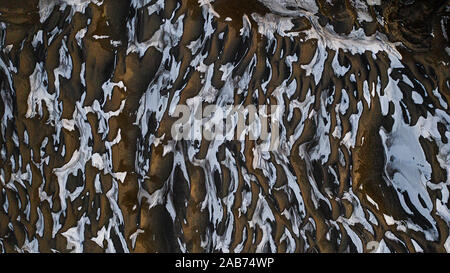 The Gravel Pit from the view of a drone - 5 Stock Photo