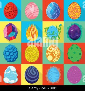 Vector design of story and big logo. Collection of story and prehistoric stock symbol for web. Stock Vector