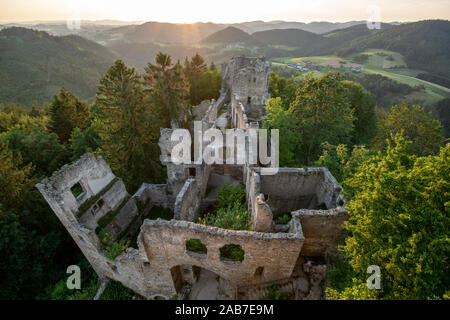 castle ruin Prandegg, Austria Stock Photo