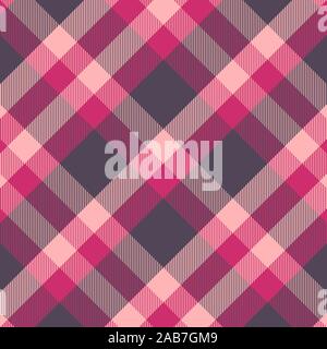 Tartan red and pink seamless pattern.Texture for plaid, tablecloths, clothes, shirts, dresses, paper, bedding, blankets, quilts and other textile prod Stock Vector