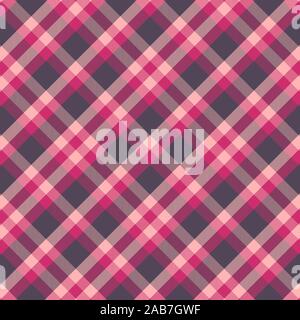 Tartan red and pink seamless pattern.Texture for plaid, tablecloths, clothes, shirts, dresses, paper, bedding, blankets, quilts and other textile prod Stock Vector