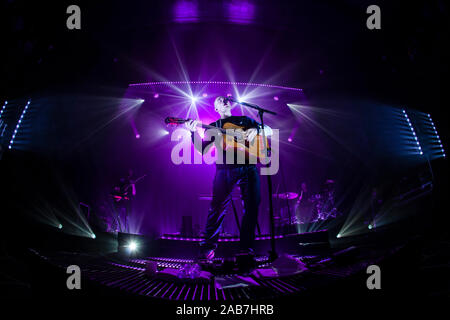 Copenhagen, Denmark. 25th Nov, 2019. The Irish singer and songwriter Dermot Kennedy performs a live concert at VEGA in Copenhagen. EXCLUDING DENMARK. (Photo Credit: Gonzales Photo/Per Lange/Alamy Live News). Stock Photo