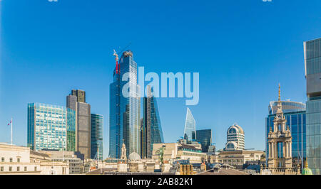 City of London skyline, London, England, United Kingdom, Europe Stock Photo
