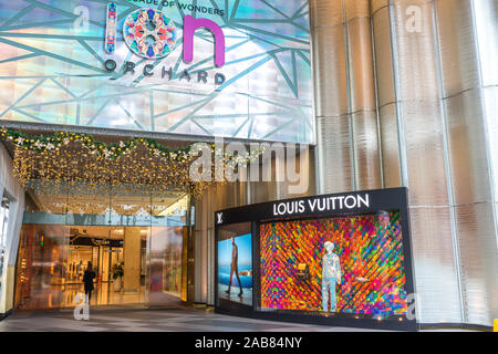 Louis Vuitton store in ION Orchard with collection by Japanese artist Stock Photo: 50546533 - Alamy